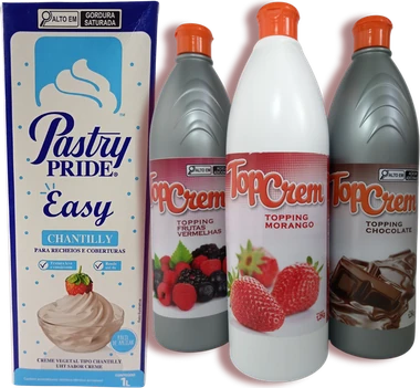 Chantilly Rich's Pastry Pride e caldas TopCrem